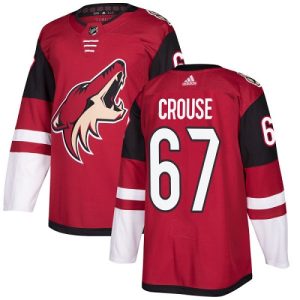 Herren Arizona Coyotes Eishockey Trikot Lawson Crouse #67 Authentic Burgundy Rot Heim